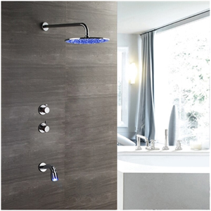Leo LED Shower Set with Mixer and LED